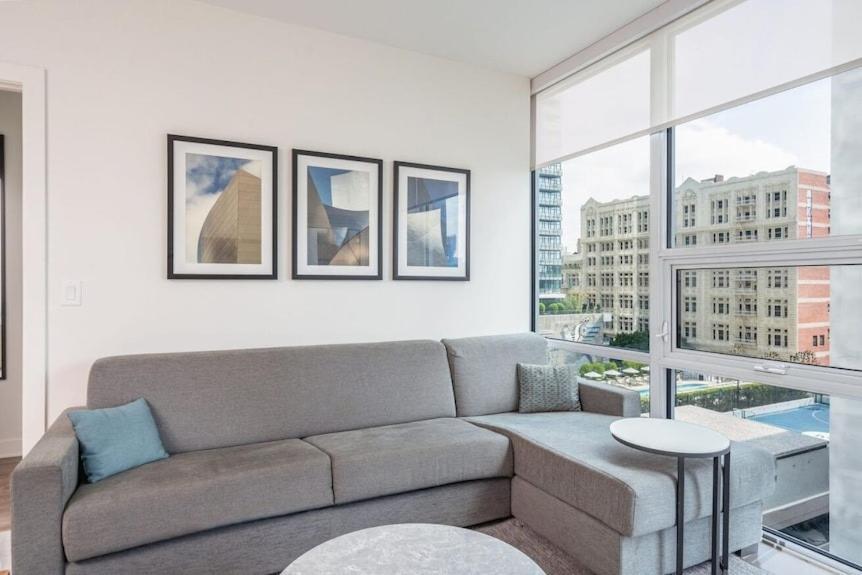 דירות לוס אנג'לס 2 Bed 2 Bath Contemporary High Rise Dtla Living מראה חיצוני תמונה