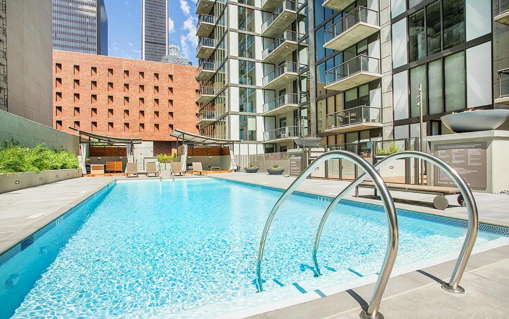 דירות לוס אנג'לס 2 Bed 2 Bath Contemporary High Rise Dtla Living מראה חיצוני תמונה