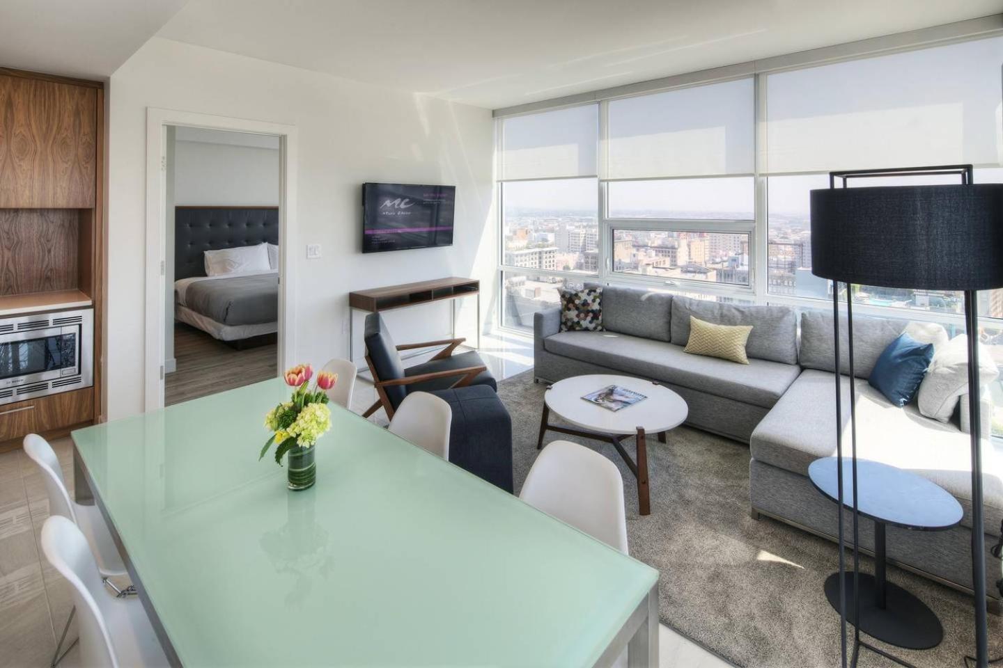 דירות לוס אנג'לס 2 Bed 2 Bath Contemporary High Rise Dtla Living מראה חיצוני תמונה